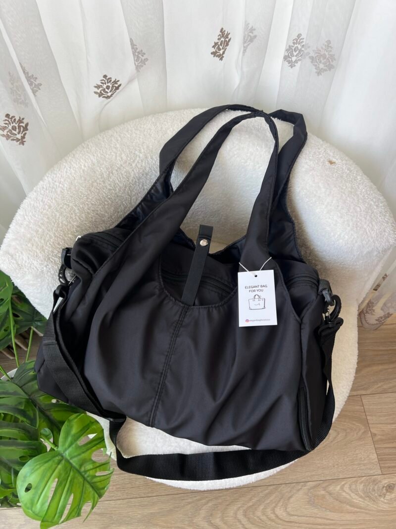 Clover Black Gym Bag