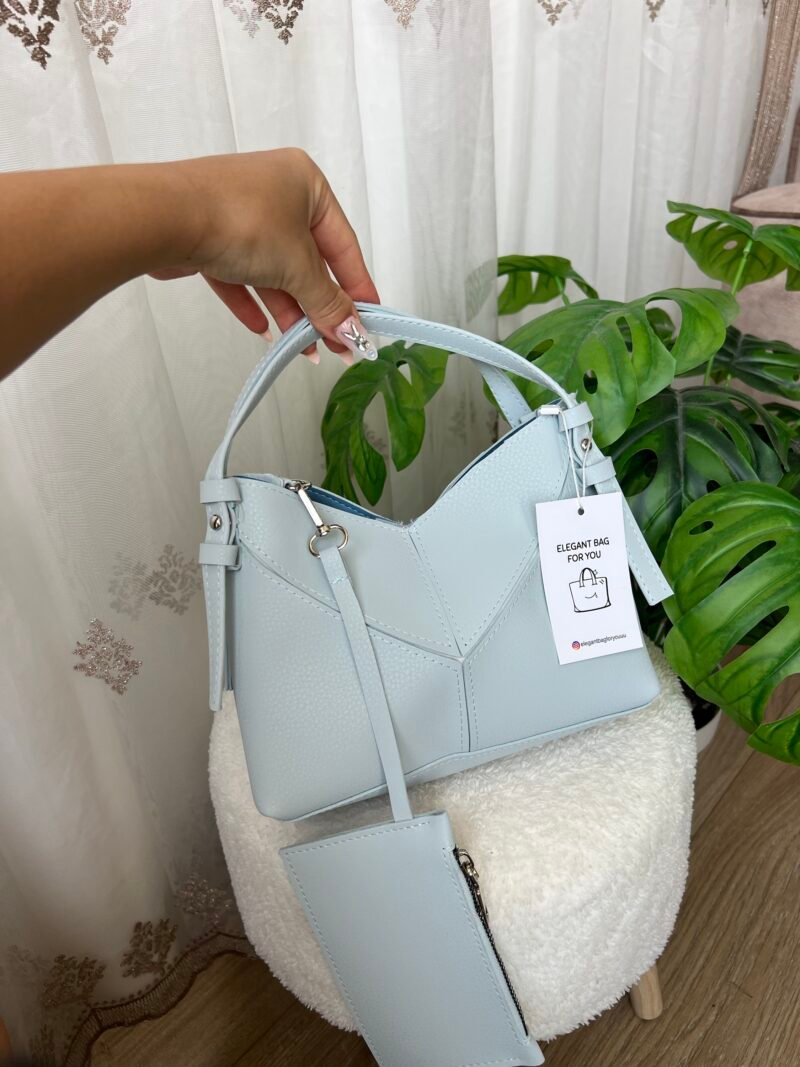 Rozana Baby Blue Bag + Wallet