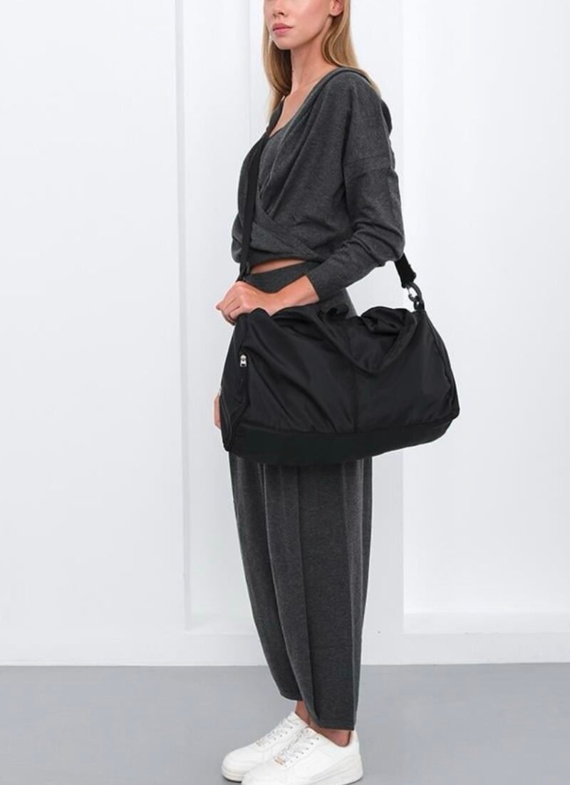 Clover Black Gym Bag
