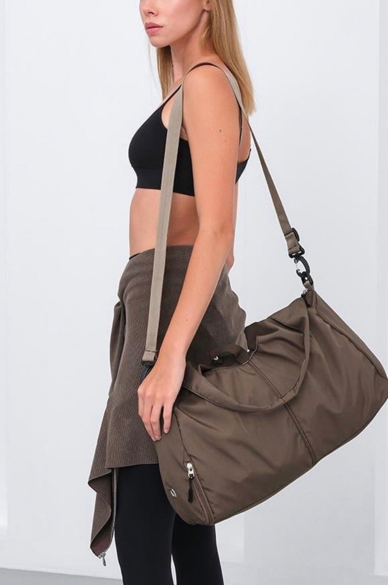 Clover Brown Gym Bag