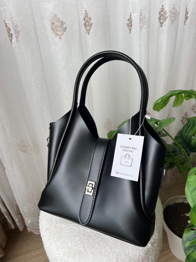 Cindy Black Bag + Purse