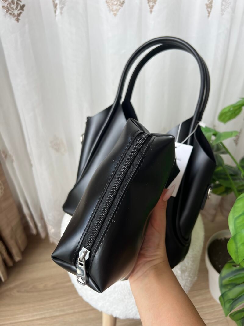 Cindy Black Bag + Purse