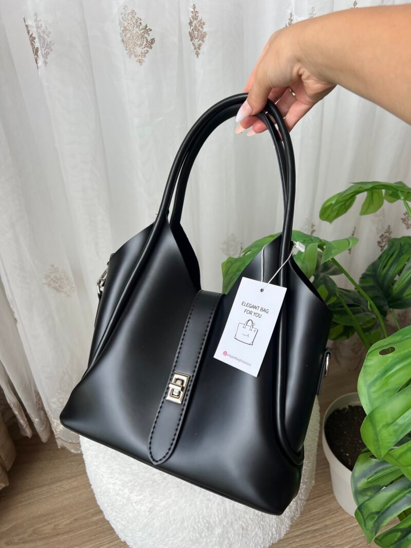 Cindy Black Bag + Purse