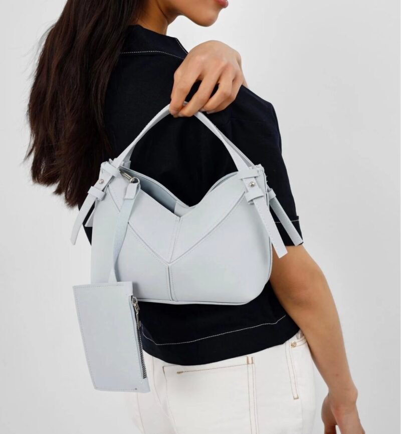 Rozana Baby Blue Bag + Wallet