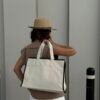 Arc X-Large White Beach Bag