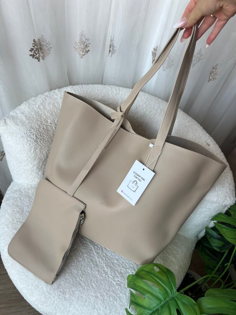Palina Beige Bag + Purse