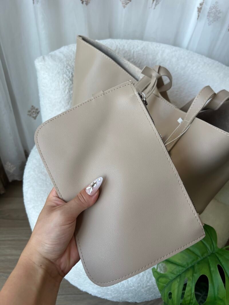 Palina Beige Bag + Purse