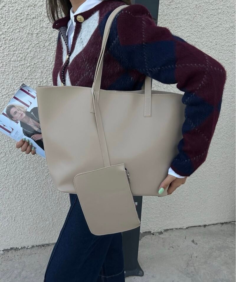 Palina Beige Bag + Purse