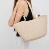 Dorena White Handmade Bech Bag