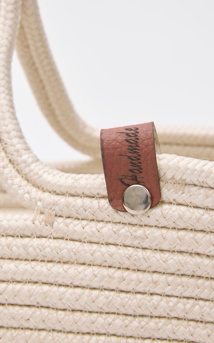Dorena White Handmade Bech Bag