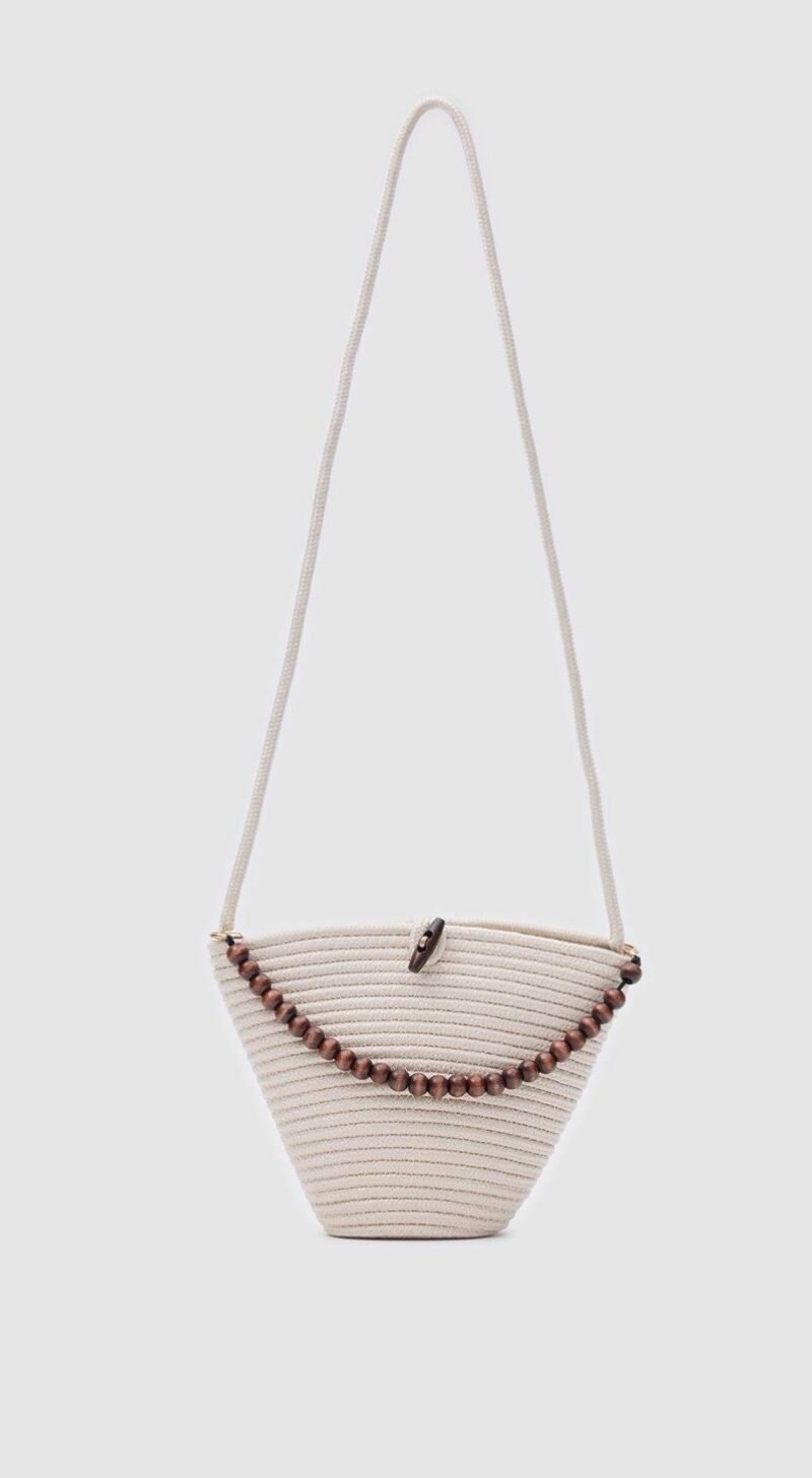Piccolo White Handmade Bag