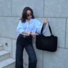 Fabri Black Beach Bag