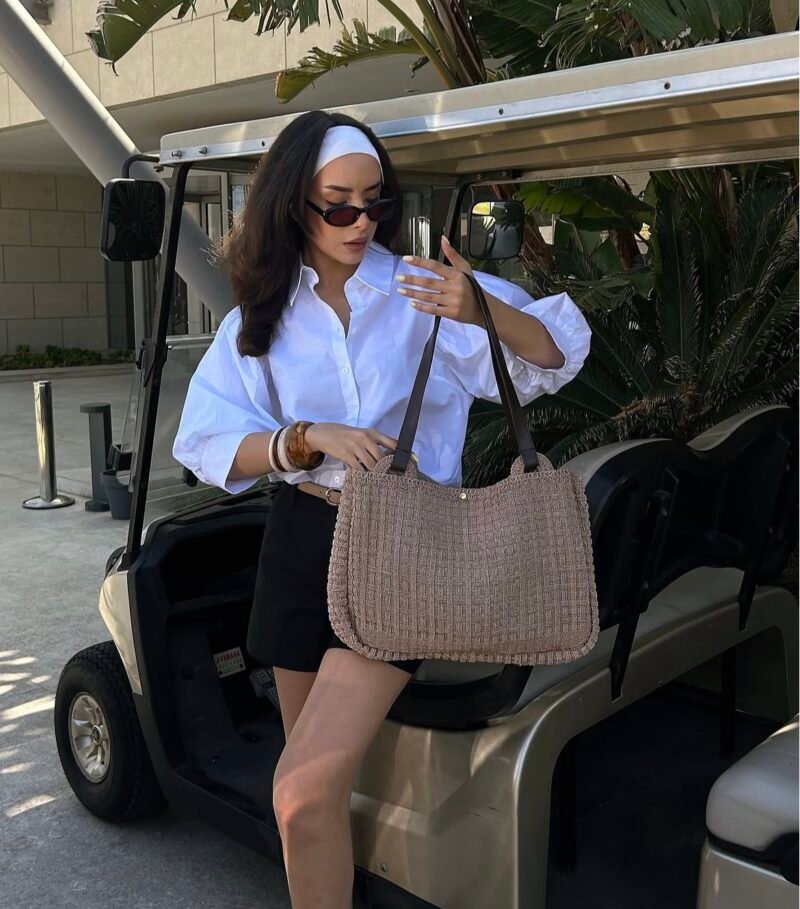 Fabri Latte Beach Bag