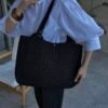 Fabri Black Beach Bag