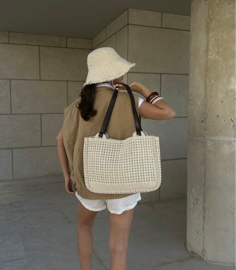 Fabri Creamy Beach Bag