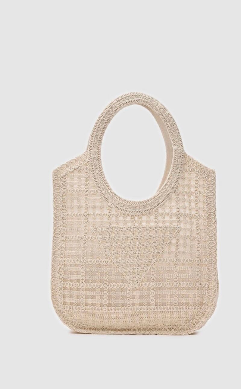 Vicolo Creamy Beach Bag