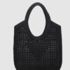 Vicolo Black Beach Bag
