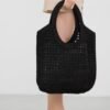 Vicolo Black Beach Bag