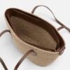 Viola Camel Wicker Bag