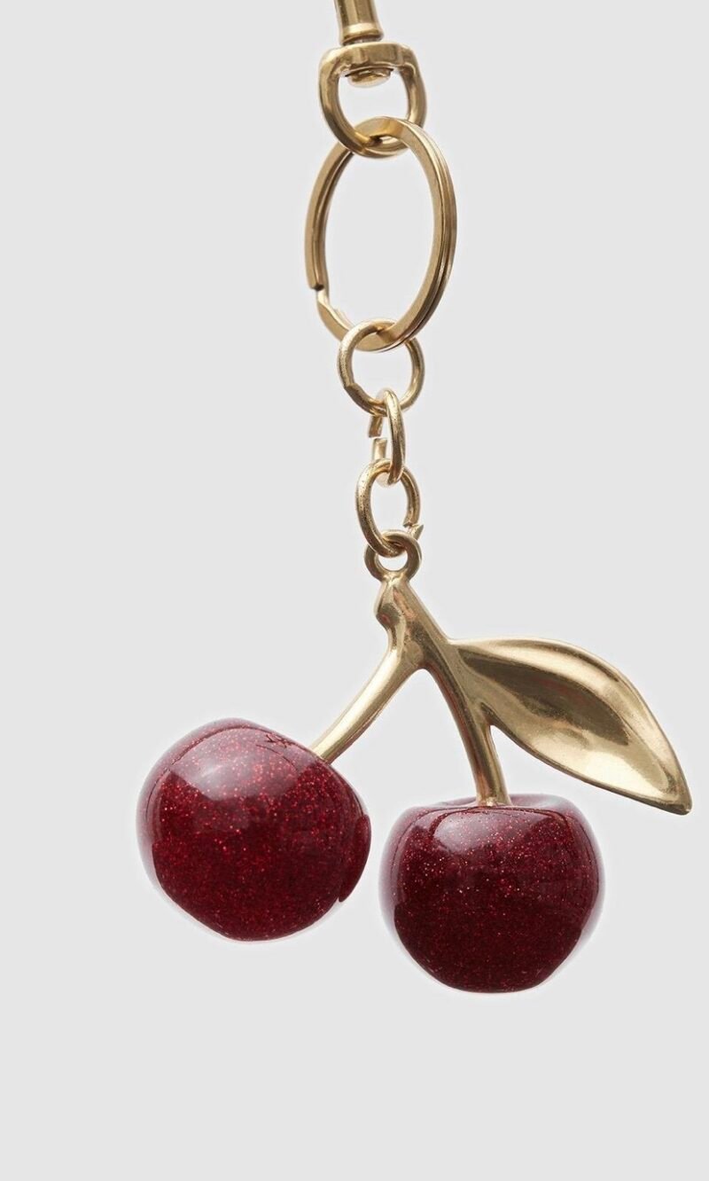 Red Small Cherry Charm