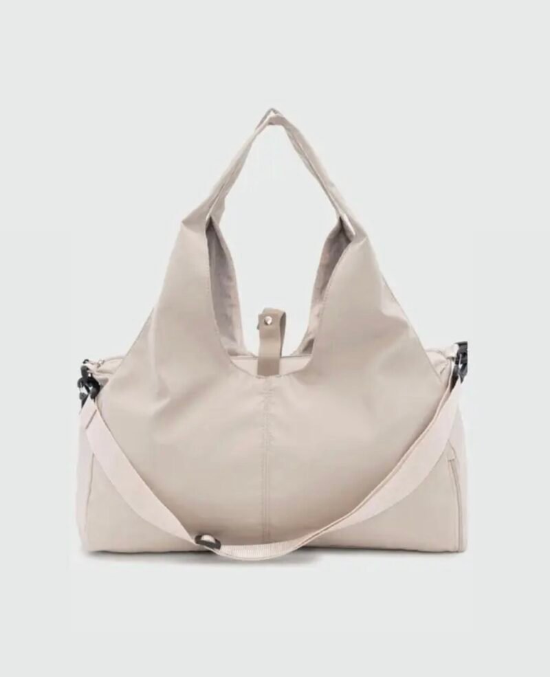 Clover Beige Gym Bag