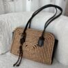 Sunny Brown Wicker Bag + Charm