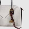 Sunny White Wicker Bag + Charm