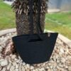 Santa Black Handmade Beach Bag