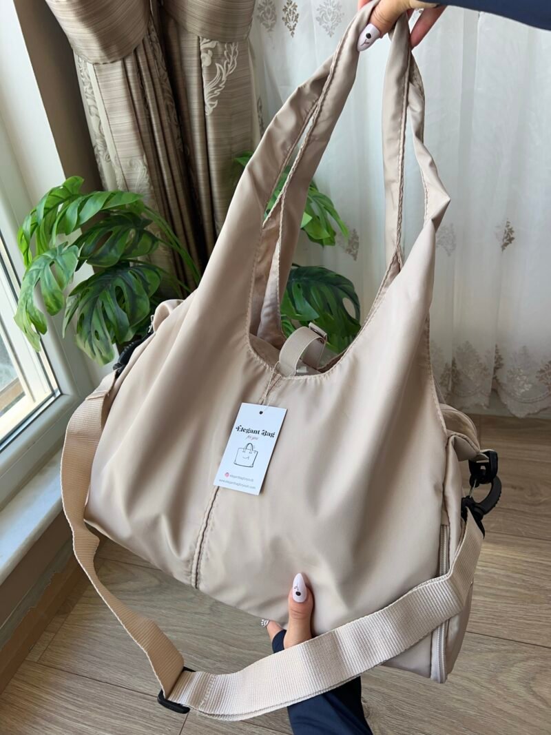 img_4149 Clover Beige Gym Bag