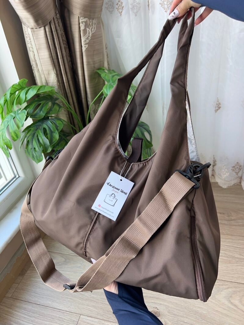 Clover Brown Gym Bag