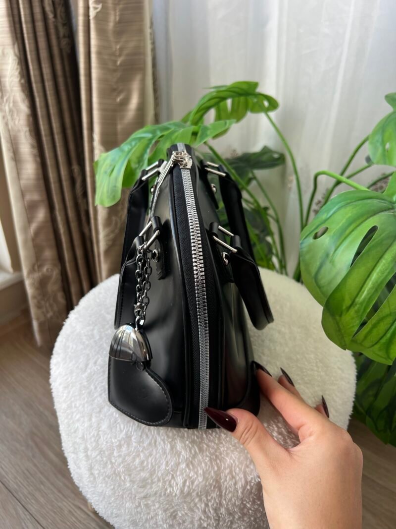 Stella Black Bag + Charm