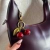 Red Small Cherry Charm