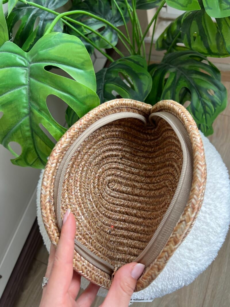 Clutchy Camel Wicker Hand-Bag