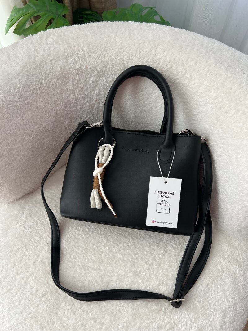 Zofy Black Bag + Charm