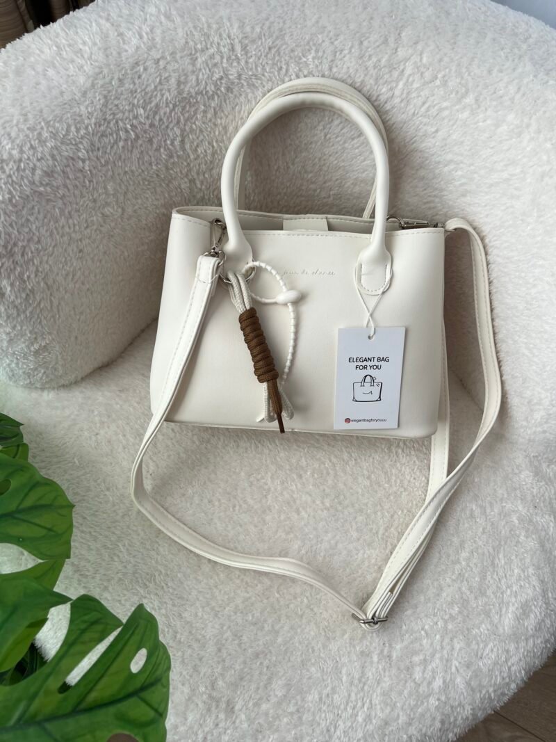 Zofy Creamy Bag + Charm
