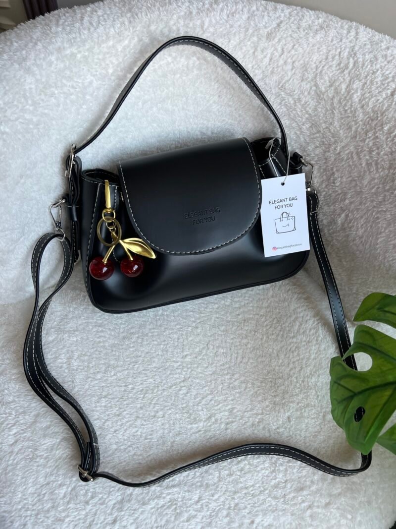 Lotus Black Bag