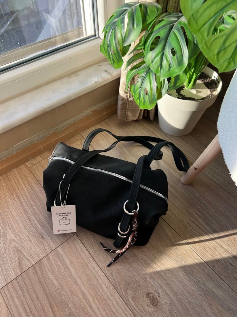 Squid Black Bag + Charm