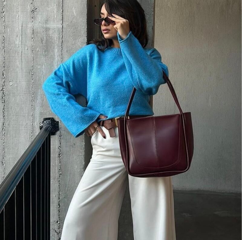 Moscow Burgundy Bag + Purse
