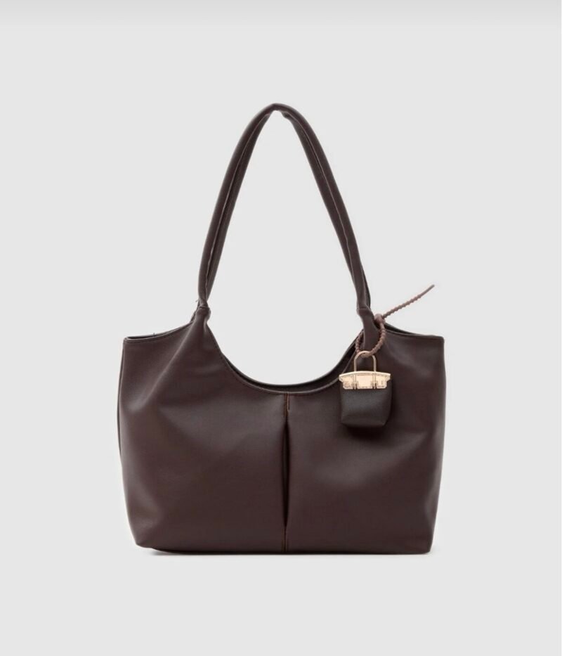 Vera Brown Bag + Charm