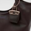 Vera Brown Bag + Charm