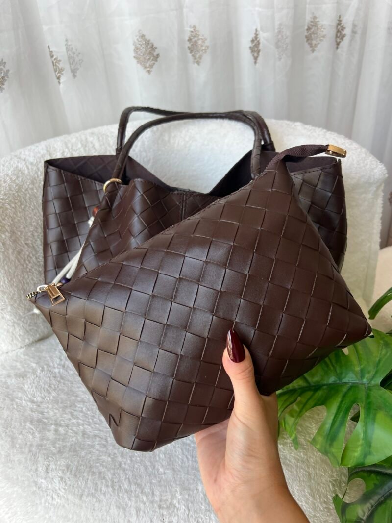 Loom Brown Bag + Charm + Purse