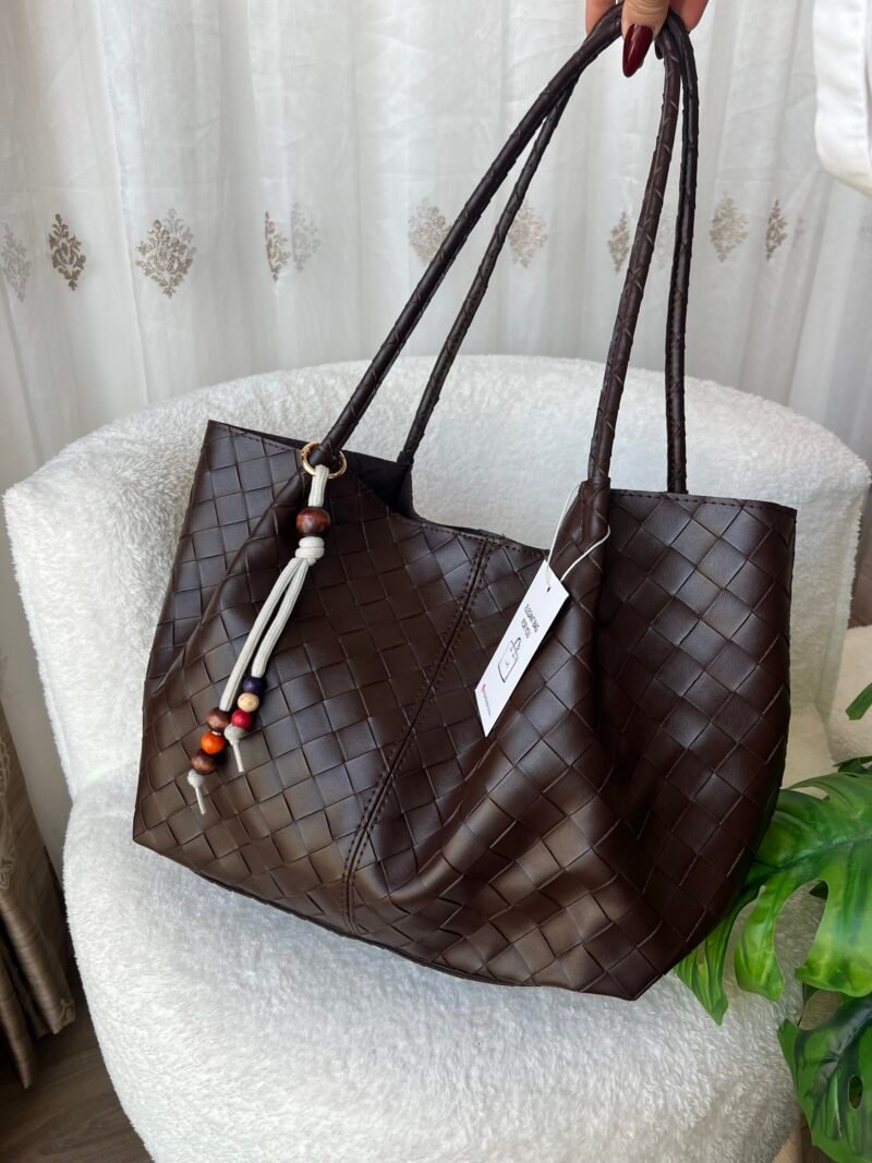 Loom Brown Bag + Charm + Purse