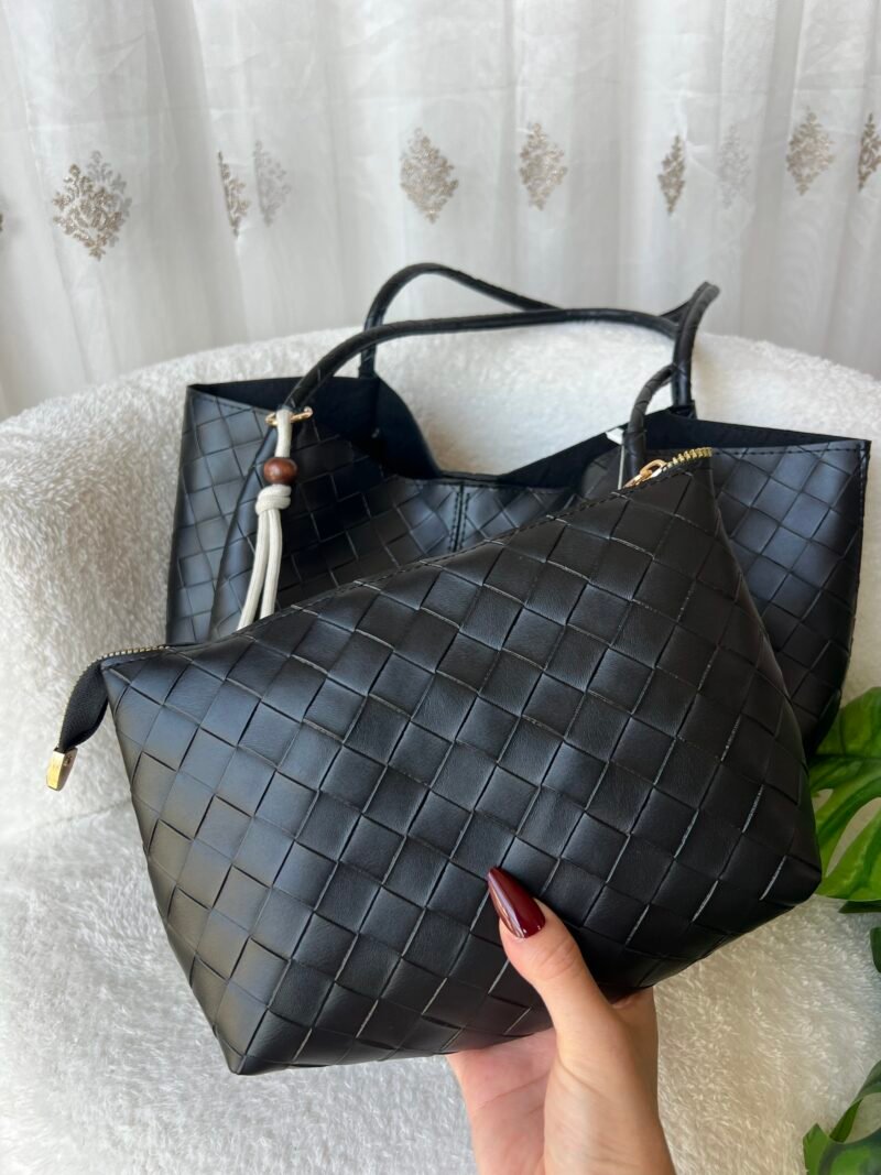 Loom Black Bag + Charm + Purse