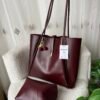 Amber Burgundy Bag + Purse