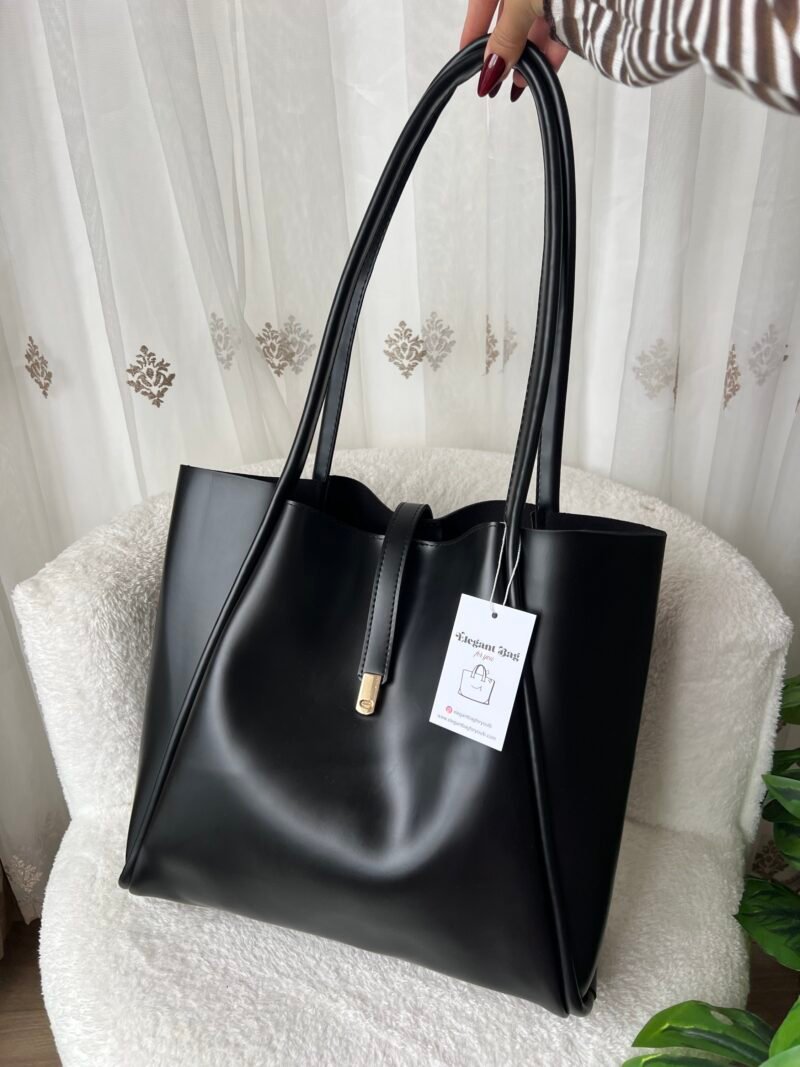 Amber Black Bag + Purse