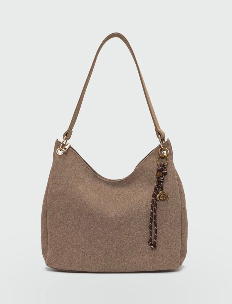 Willow Beige Bag + Charm