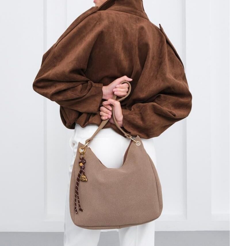 Willow Beige Bag + Charm