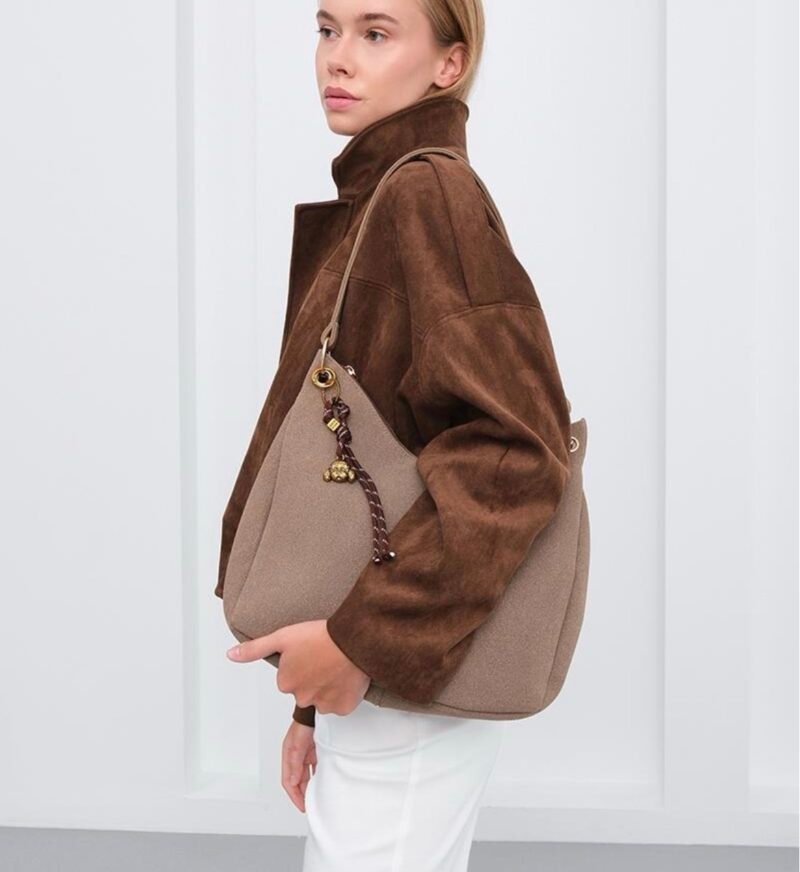 Willow Beige Bag + Charm