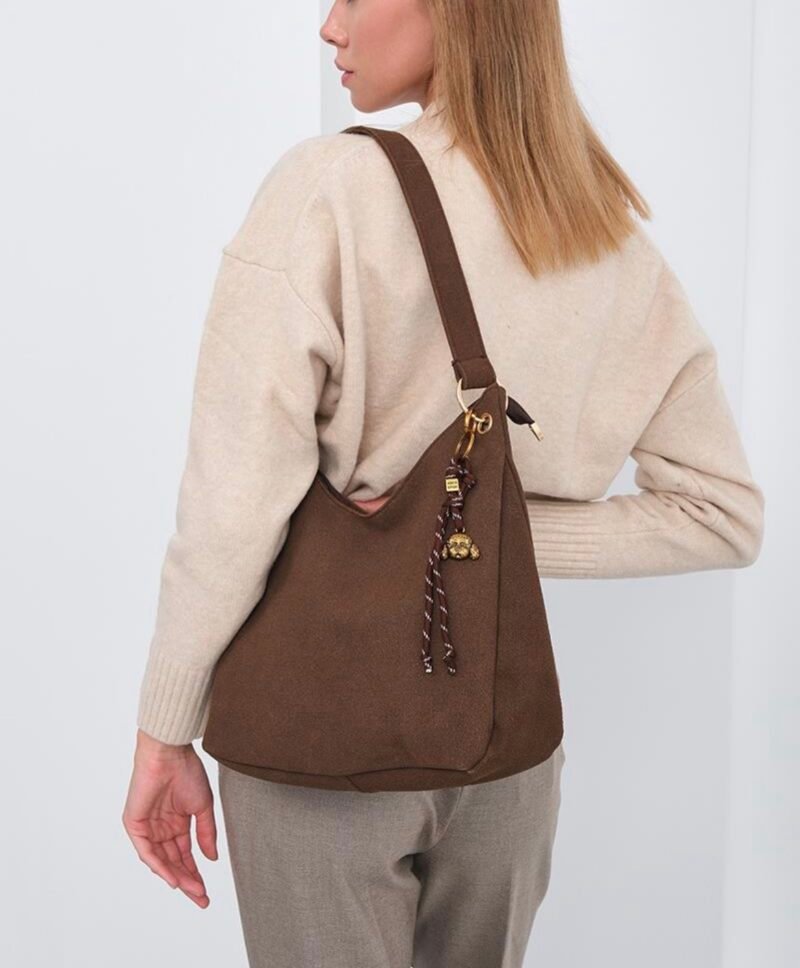 Willow Brown Bag + Charm