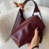 Sandy Burgundy Bag + Purse + Foulard